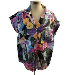 Vintage Alana Hawaiian Shirt Eur 42 US 10